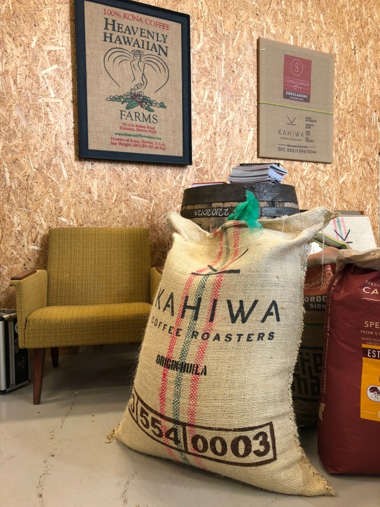 Kahiwan kahvipaahtimolla